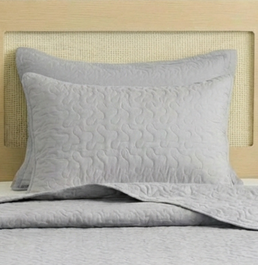 Kit Colcha Infinity 2 Peças - Cinza