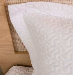 Porta Travesseiro Solteiro Infinity - Branco