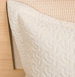 Porta Travesseiro Solteiro Infinity - Cru