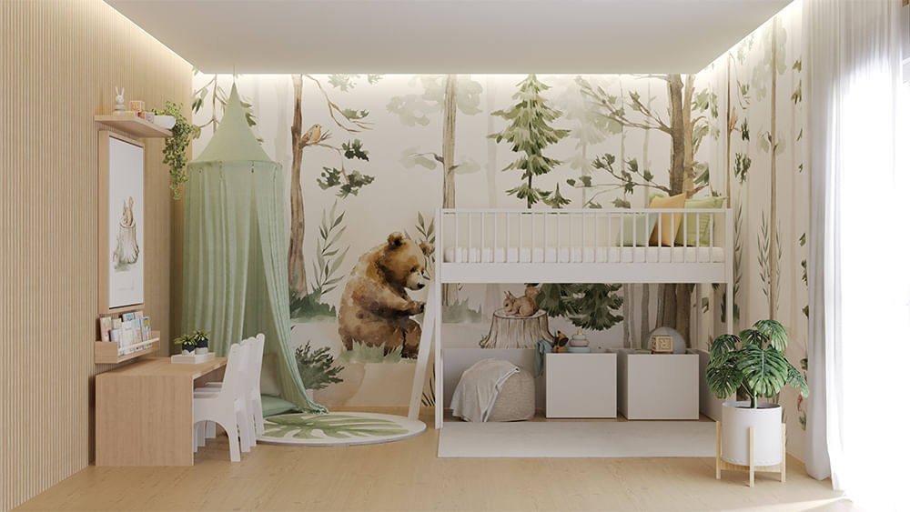 Quarto do Rafael - Floresta Verde