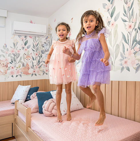 Quarto Jardim Oceânico Rosa @RAKAMINELLI