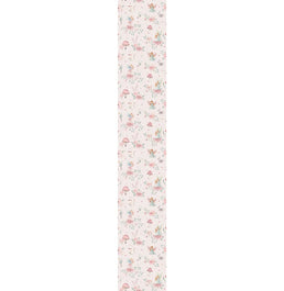 Papel de Parede Fadas e Cogumelos Rosa
