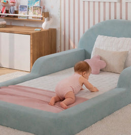 Cama Montessoriana Lumi Solteiro com Colchão – Verde