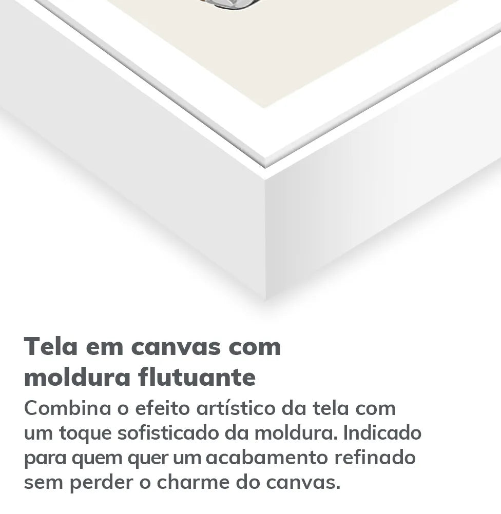 Quadro Infantil Coelho Floral Secrets Bege