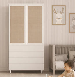 Guarda Roupa 2 em 1 Haus Nature - Branco