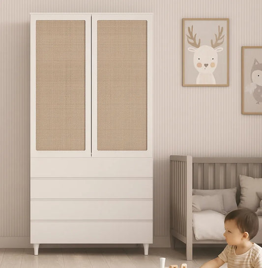 Guarda Roupa 2 em 1 Haus Nature - Branco