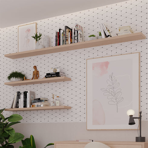 Quarto Haus Nature Palha Geométrico