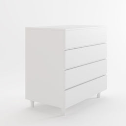 Cômoda de Bebê Haus Nature 4 Gavetas Branca 90CM