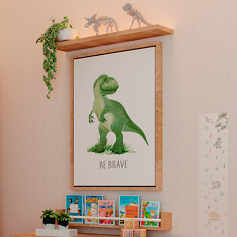 Quarto Montessori Dino Aquarela