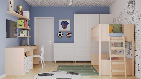 Quarto do Bruno - Futebol Colors