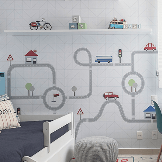 Papel de Parede Infantil Pista - Mural