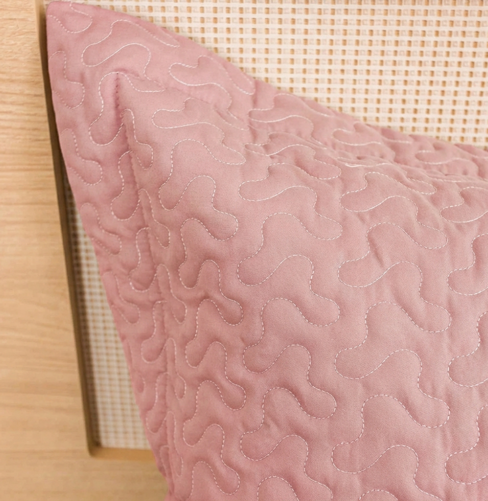 Kit Colcha Infinity 2 Peças - Rosa Chá