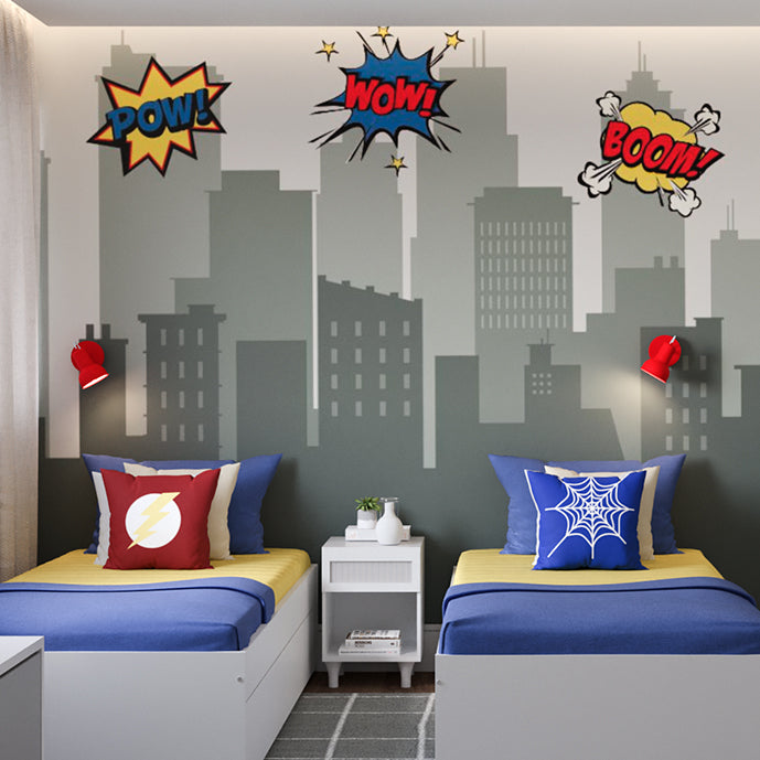 Quarto do Felipe e Fernando - Heróis