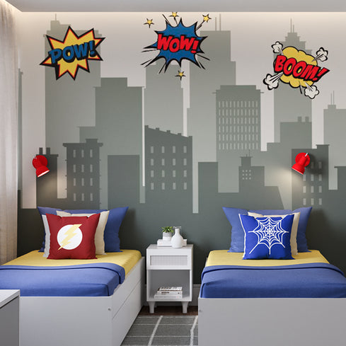 Quarto do Felipe e Fernando - Heróis