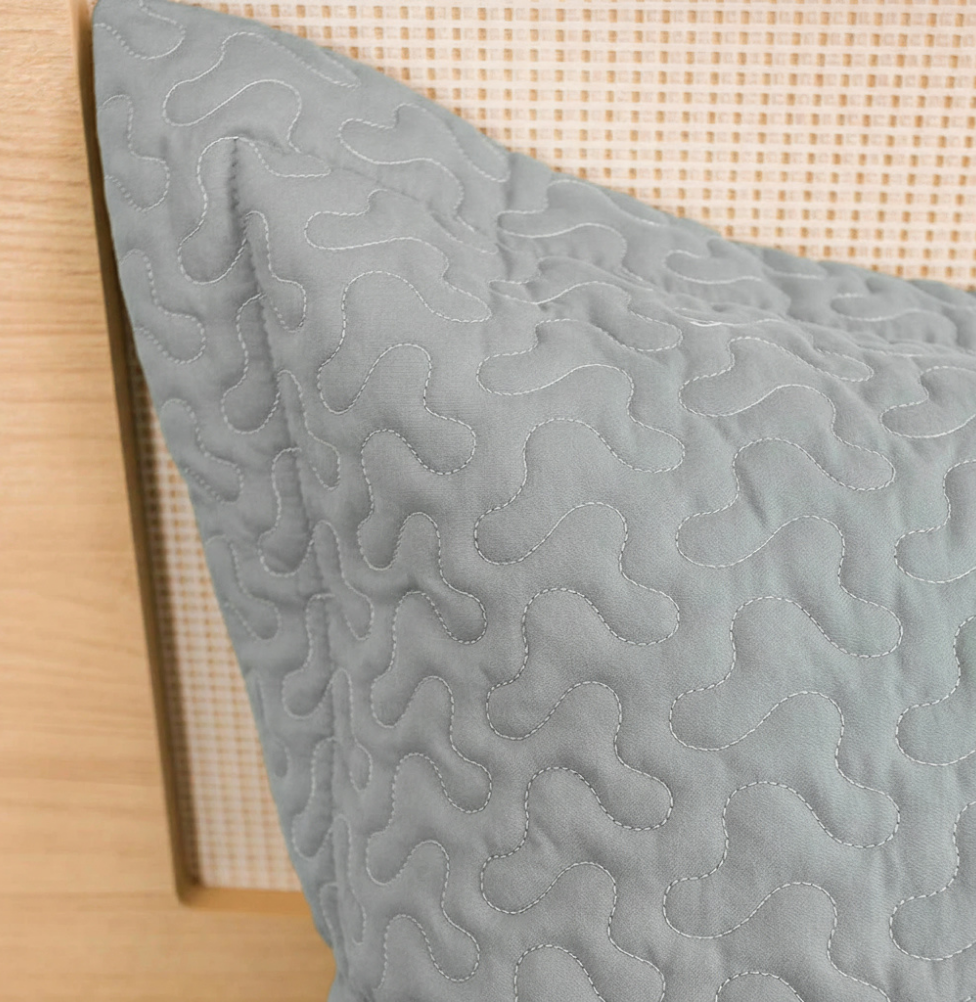 Kit Colcha Infinity 2 Peças - Cinza