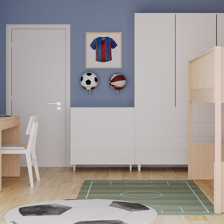 Quarto do Bruno - Futebol Colors