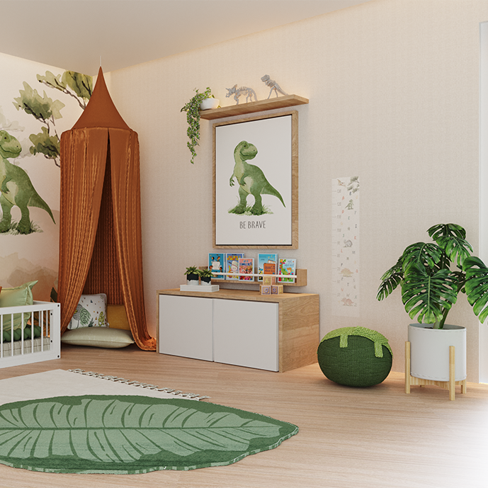 Quarto Montessori Dino Aquarela