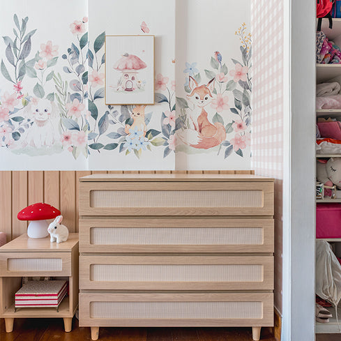 Quarto Jardim Oceânico Rosa @RAKAMINELLI