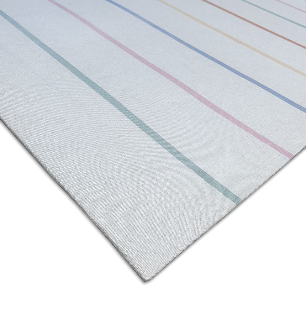 Tapete Infantil Retangular Listra Aquarela - Colors