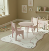 Tapete Infantil Floral Com Laço Rosa Playmat
