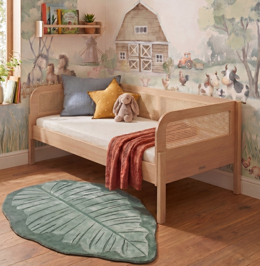 Cama Sofá Haus Arco com Palha 2 em 1 - Carvalho