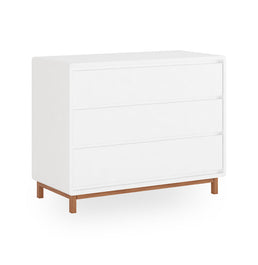 Cômoda de Bebê Nord 3 Gavetas - Branco Jequitibá