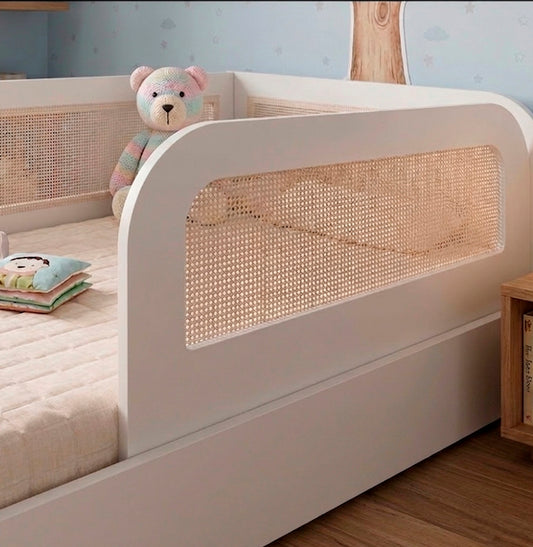 Grade frontal para cama Haus Arco com Palha - Branco