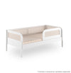Grade frontal para cama Haus Arco com Palha - Branco