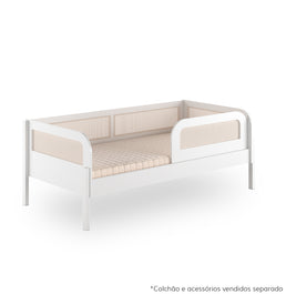 Grade frontal para cama Haus Arco com Palha - Branco