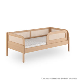 Grade frontal para cama Haus Arco com Palha - Carvalho