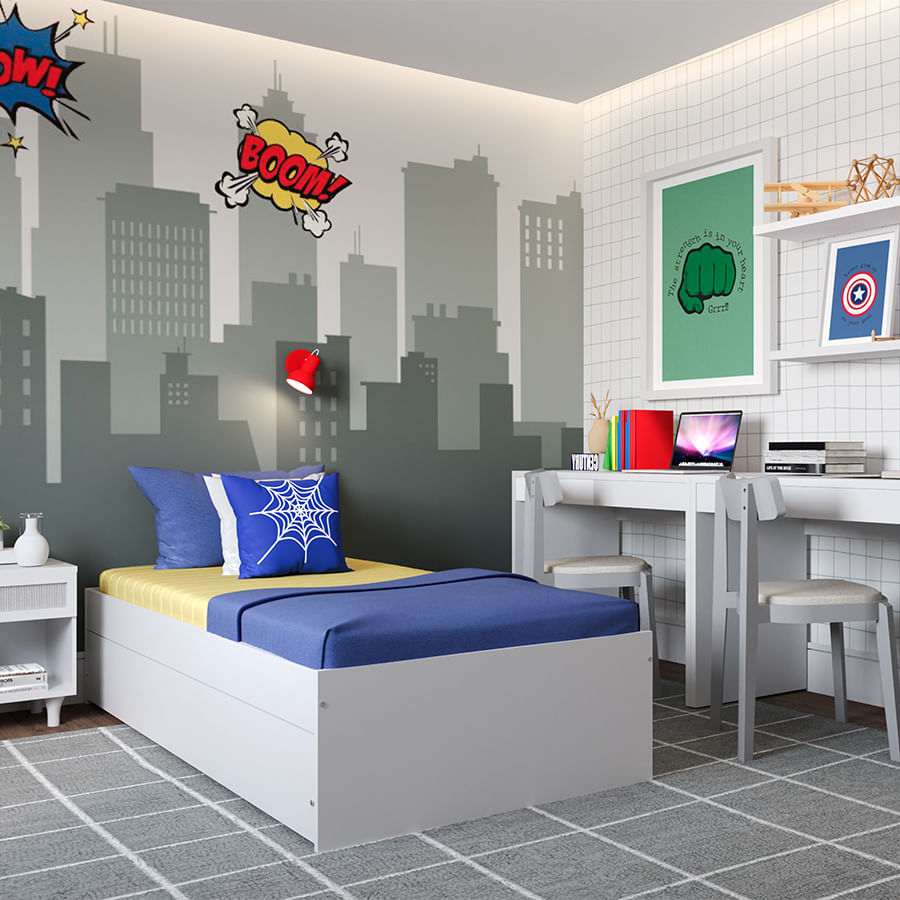 Quarto do Felipe e Fernando - Heróis