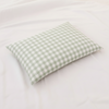 CAPA ALMOFADA  XADREZ VINTAGE - 60X40 VERDE MALVA