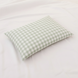 CAPA ALMOFADA  XADREZ VINTAGE - 60X40 VERDE MALVA