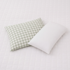 CAPA ALMOFADA  XADREZ VINTAGE - 60X40 VERDE MALVA