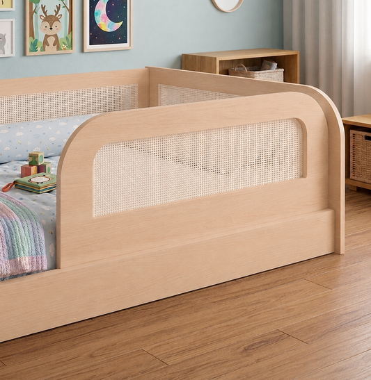 Grade frontal para cama Haus Arco com Palha - Carvalho