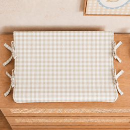 TROCADOR XADREZ VINTAGE - BEGE