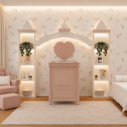 Papel de Parede Infantil Floral Mali Virgínia