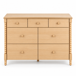 COMODA RITMO 7 GAVETAS 130CM - CARVALHO