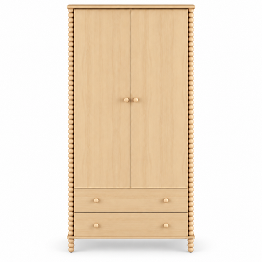 GUARDA-ROUPA RITMO 2 GAVETAS - 105CM - CARVALHO
