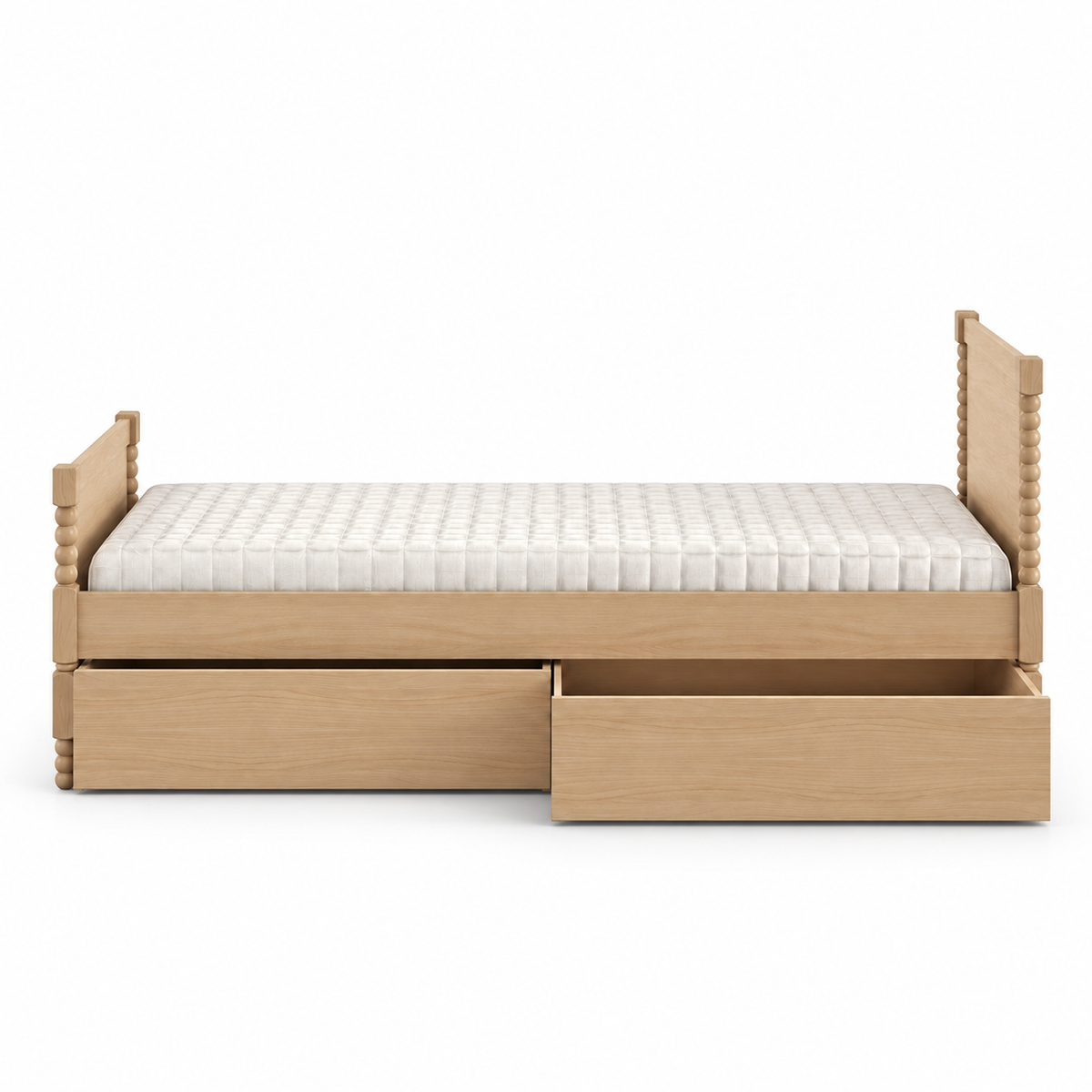 CAMA SOLTEIRO RITMO CABECEIRA ALTA - CARVALHO