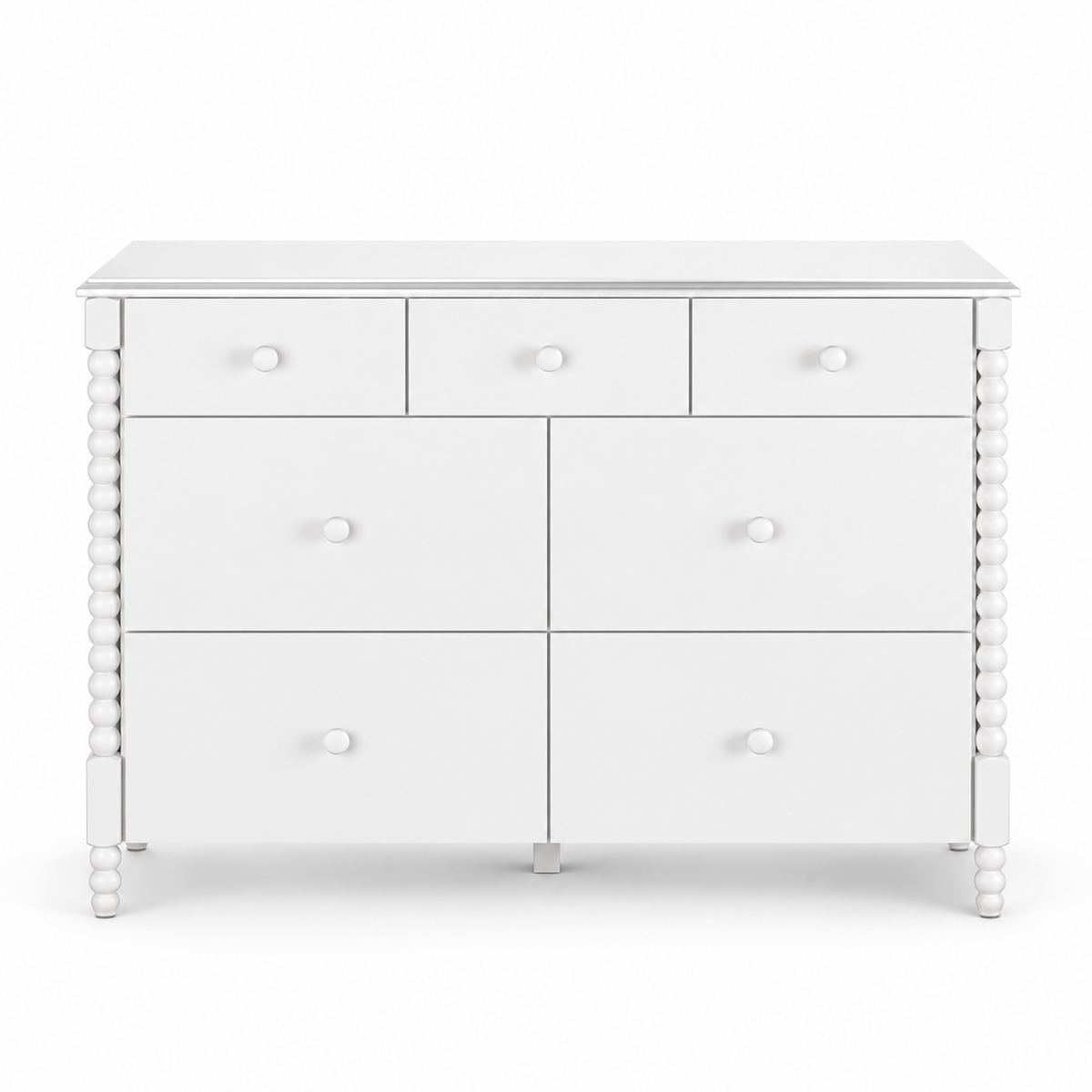 COMODA RITMO 7 GAVETAS 130CM - BRANCO