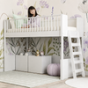 Cama Infantil Mezanino Fazenda - Branco