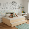 Cama Casal Turca Slim - Carvalho