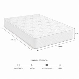 Colchão Flex 17 Casal D28 - 138x188x17cm (alt)