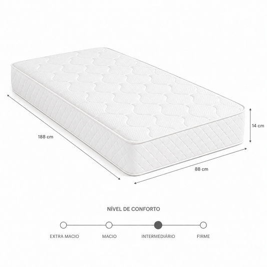 Colchão Flex 14 Solteiro D28 - 88x188x14cm (alt)