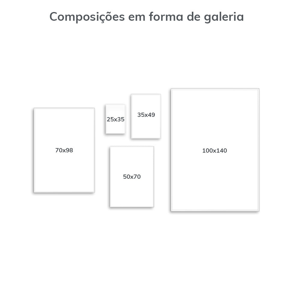 Quadro Infantil Elefante Moderno Cinza