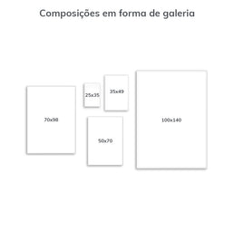 Quadro Infantil Elefante Moderno Cinza