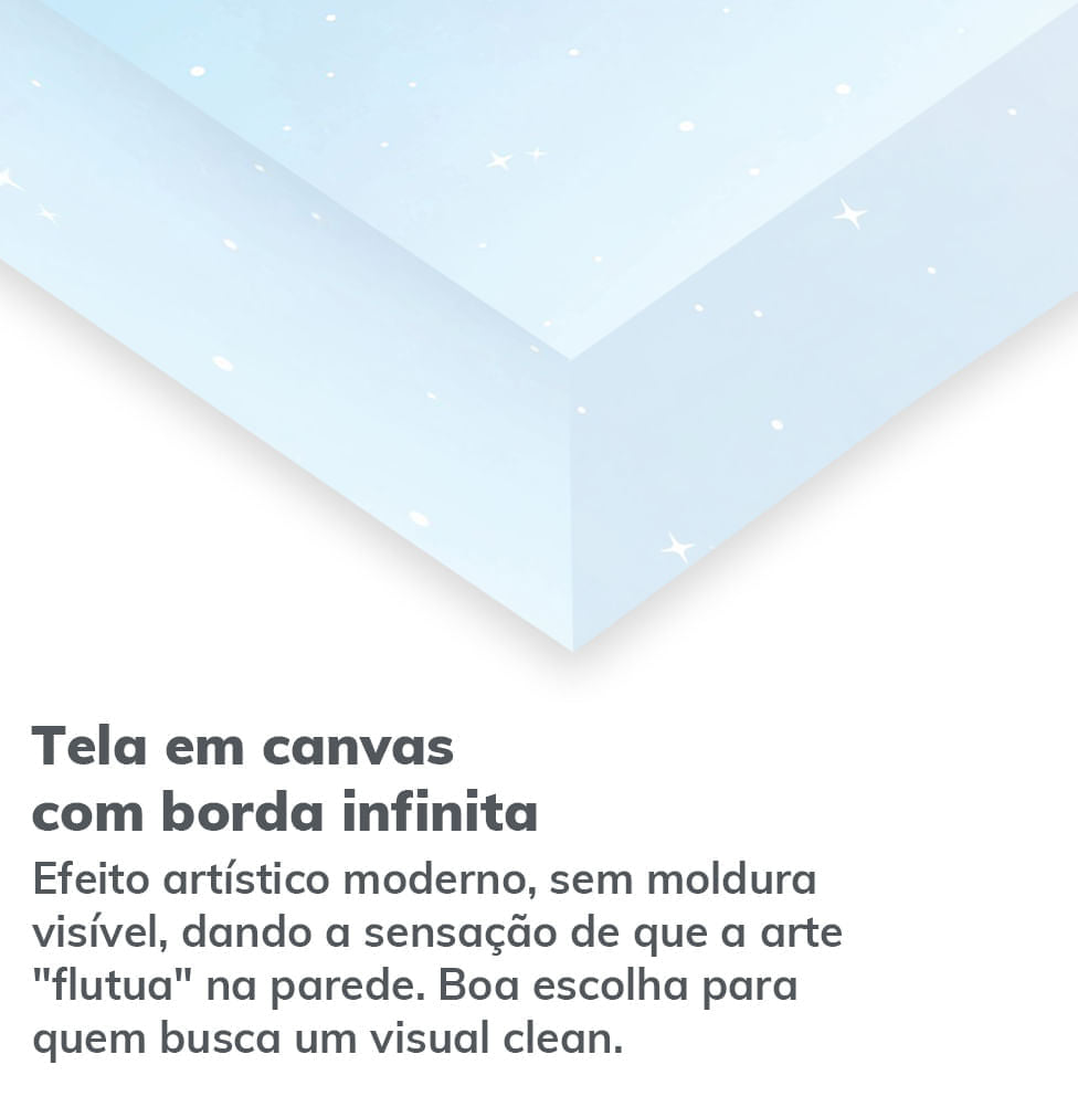 Quadro Infantil Jardim Galho a Direita Rosa Vertical