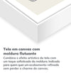 Quadro Infantil Elefante Moderno Cinza