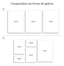 Quadro Infantil Nossa Senhora com Folhas Verde